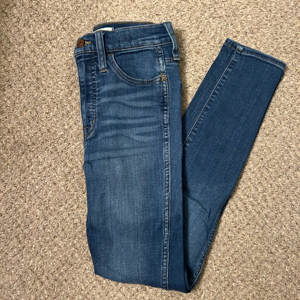 Madewell Roadtripper Skinny Jeans - Dark Blue